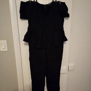 1 PC black jumpsuit
